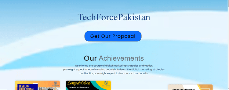 Techforce Pakistan Website