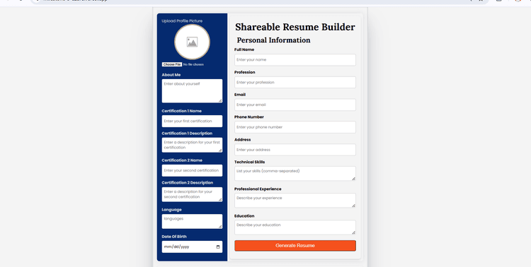 Resume Builder